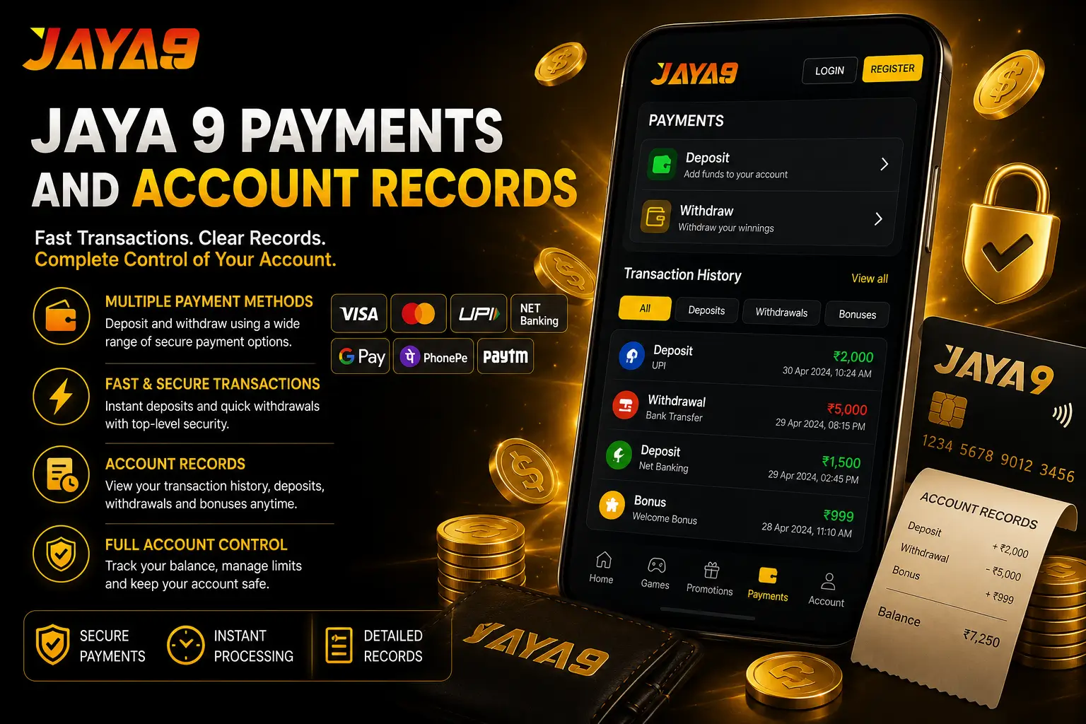 jaya9 payments